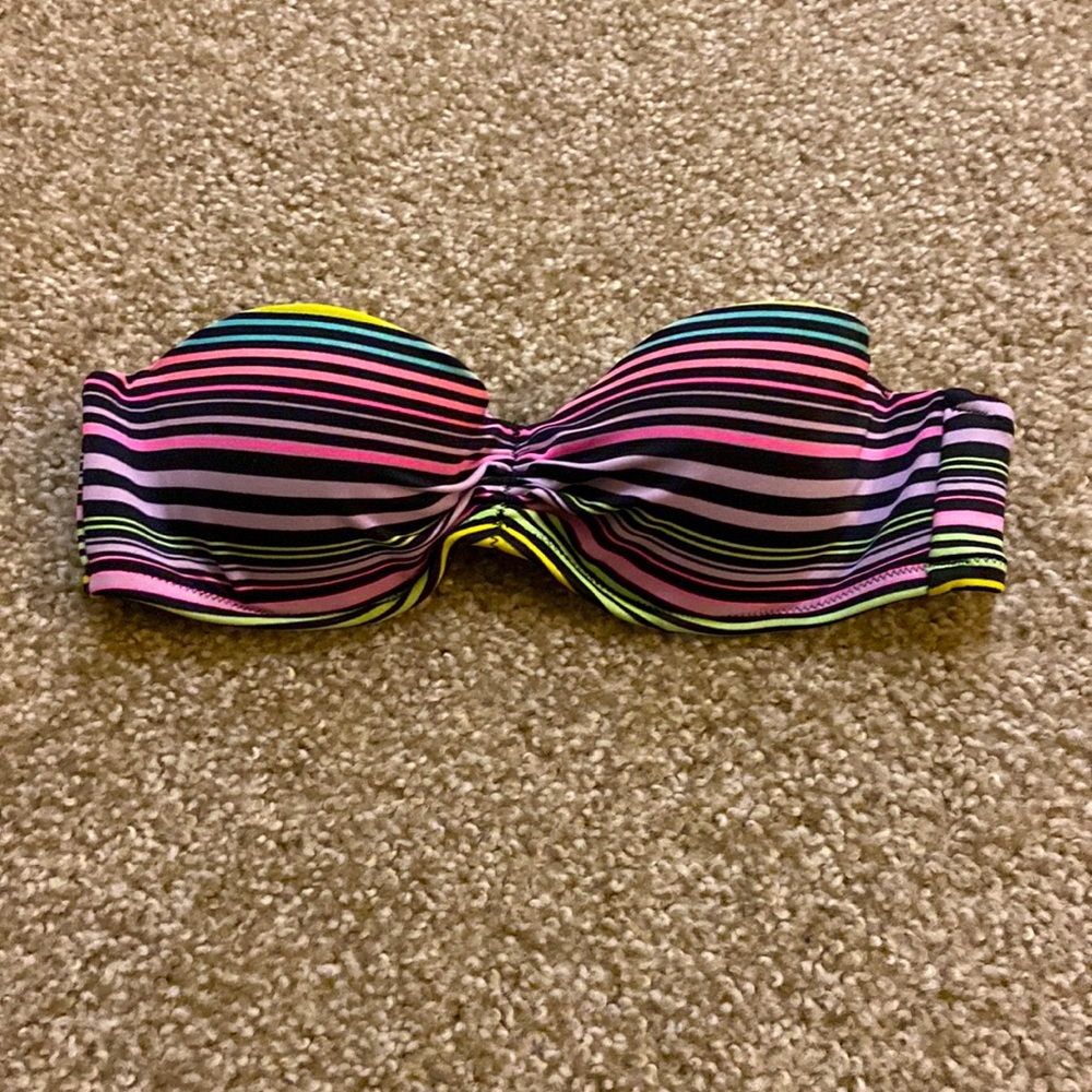Victoria's Secret Rainbow Striped Bikini Set